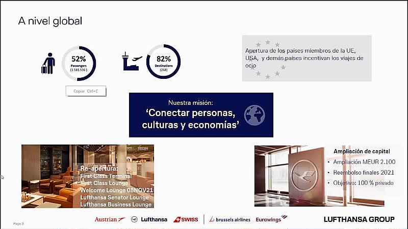 Grupo Lufthansa en plena recuperaciòn proyecta mas vuelos con Argentina